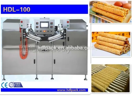 Electrial driven egg roll full automatic making machine