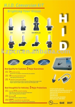 Auto H.I.D xenon lamps