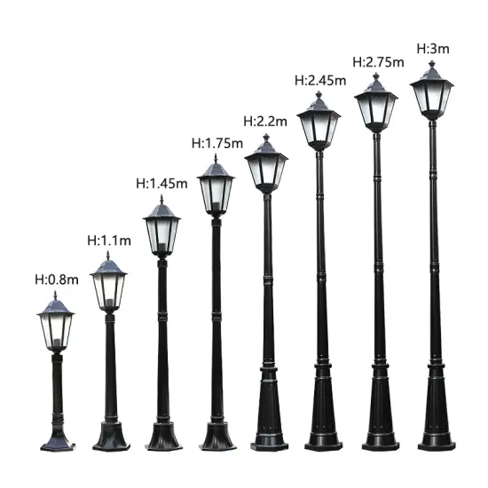 Outdoor Die-cast Aluminum Garden LED Street Light Pole
