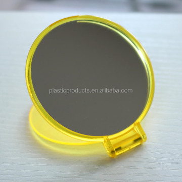 Foldable Plastic Single-Sided Compact Mirror Pocket Mirror: Your Ultimate Portable Styling Solution