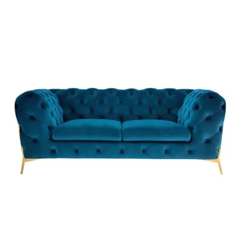 High-Grade Velvet Fabric High Density Rebound Lounge Sofa - Most Popular Products