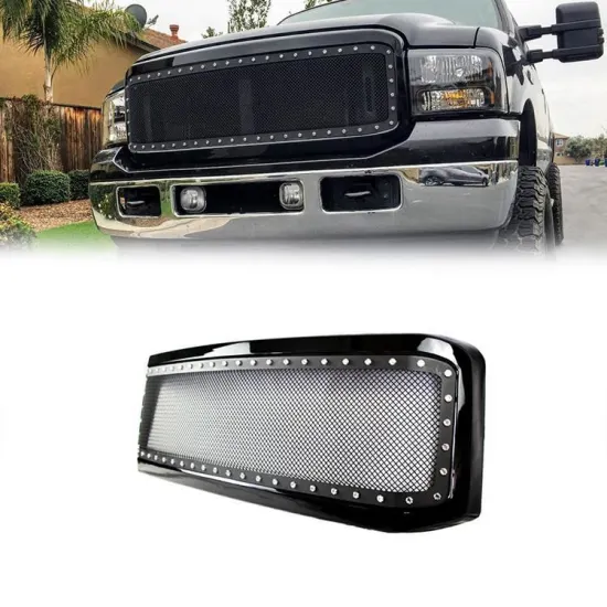 Gobison Raptor Front Car Rivet Grille for FORD F250 F350 F450 2005-2007