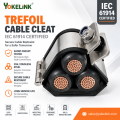 Trefoil Cable Cleat 316L Nerezová ocel pro 33kv vodič