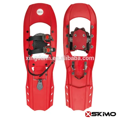 Double Ratchet binding Adult Plastic Hiking Snow Shoes