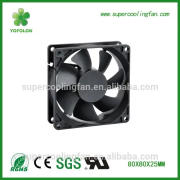80x80x25mm DC Axial Flow Fan for computer hadware cooling