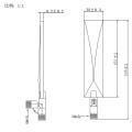 outdoor 12dbi 4G wideband Log Periodic Antenna