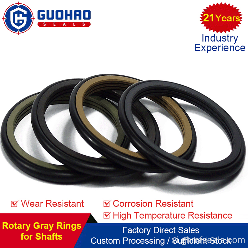 Vòng màu xám quay cho trục bị ăn mòn tốc độ cao