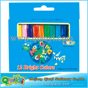 12 Colors in Color Box of Plasticine Clay