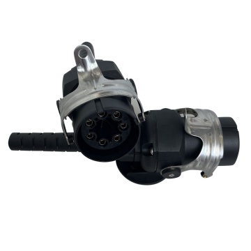 24V European Style 7P EBS Trailer Plug Adapter for Trucks
