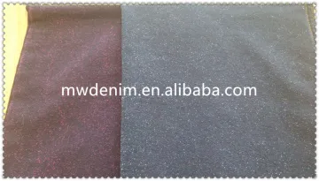 Fashion inclined terry knitted denim jean fabric