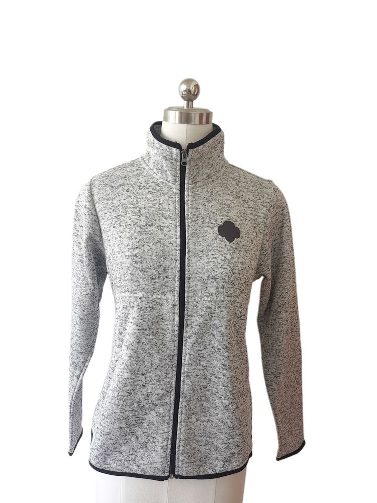 Girls Scouts Grey Fleece Jacket