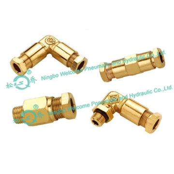 JKY Cutting Ferrule Type Tube Fitting (BRASS)