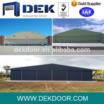 Aluminum material industrial sliding door for warehouse