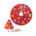 Felt Christmas Banner Christmas Tree Skirt Mat for Christmas Tree Decoration Manufactory