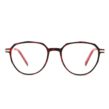 Wholesale Custom Classical Optical Glasses Alloy Acetate Eyeglass Frames Eyewear Spectacles