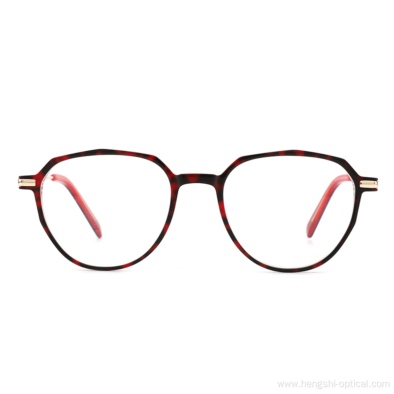 Wholesale Custom Classical Optical Glasses Alloy Acetate Eyeglass Frames Eyewear Spectacles