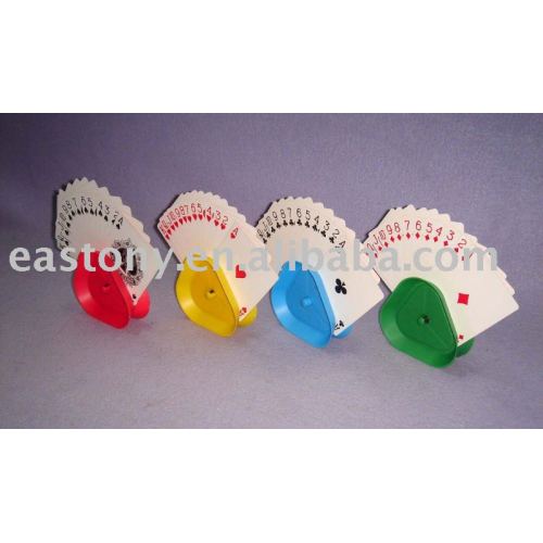 Four Color Triangle Playing Card Holder Card Clamp