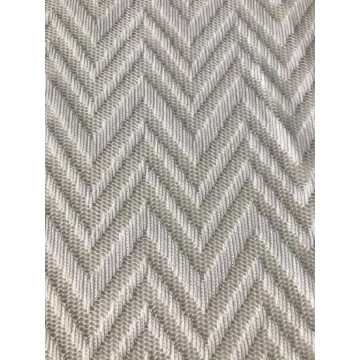 Tissu de dentelle polyester Chevron