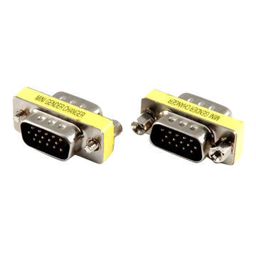 Mini Gender Changer Male to Male D Connectors, 300V AC Voltage Rating