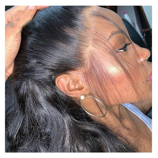 Yeswigs Natural 1b Color Brazilian Human Hair Lace Front Wig 360 Straight Wave Virgin Hair Cuticle Aligned 360 Lace Frontal Wig