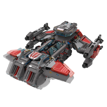 JD025 Starcraft Yamato Aerial Fighter Building Blocks Toys: Montessori Educational Playsets for Kids