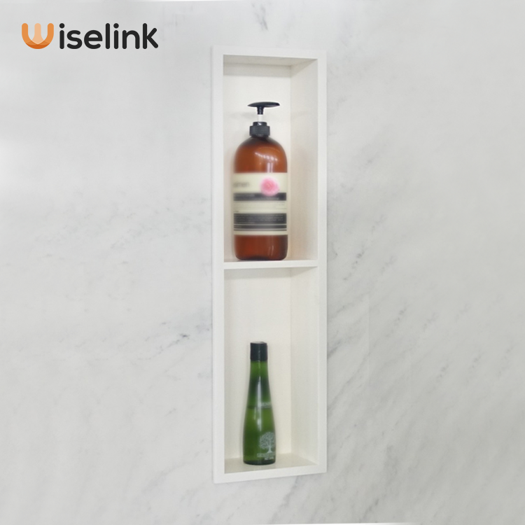 Double-layer shower niche
