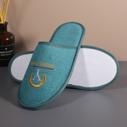 Natural material environmental protection hotel room slipper