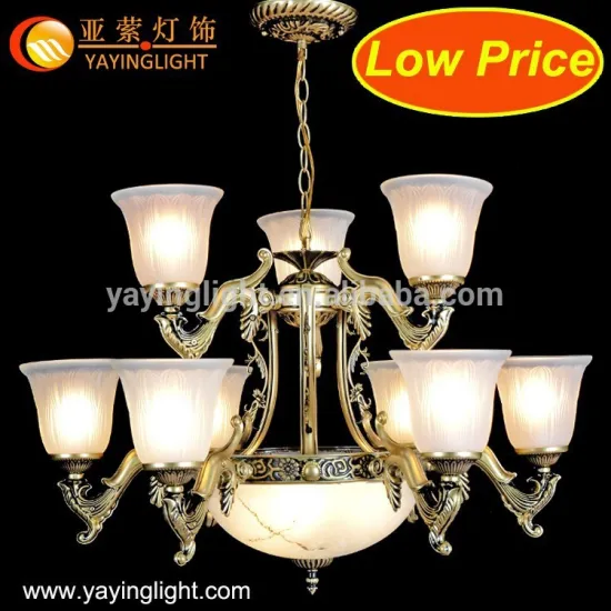 Continental antique brass chandelier,corridor hotel restaurant chandelier