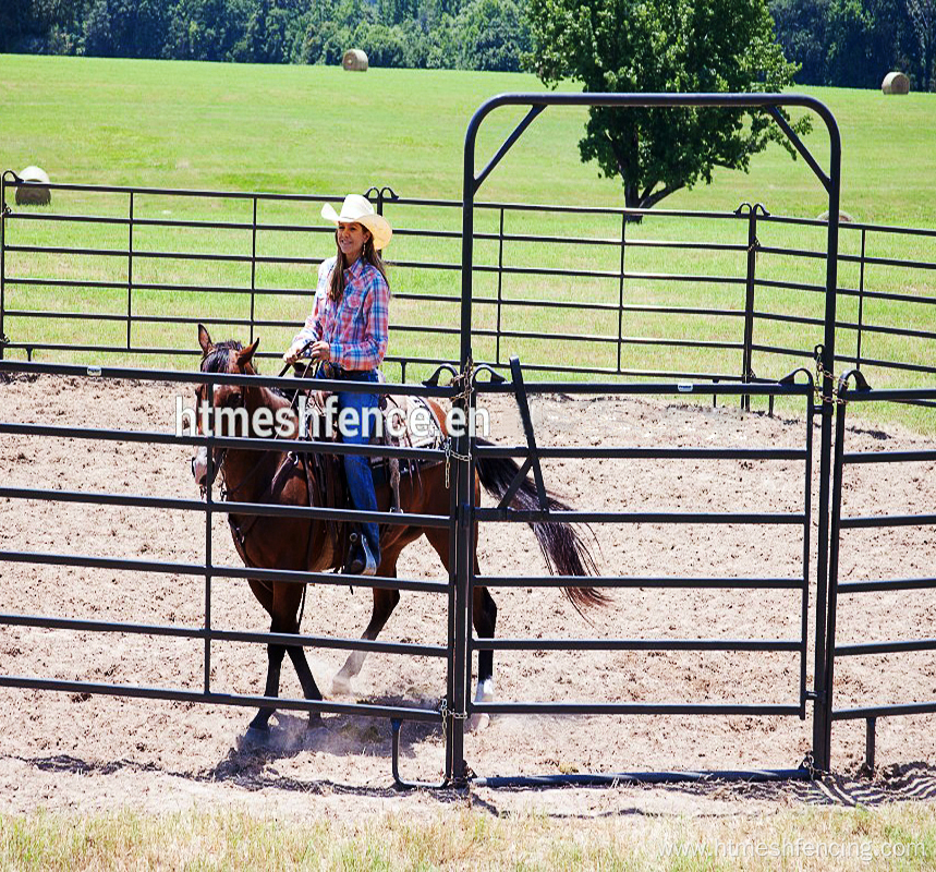 High intensity extendable cattle metal panels