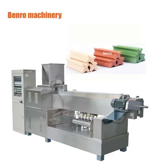 Automatic Dog Treats Production Line for Pet Food Snacks Machines