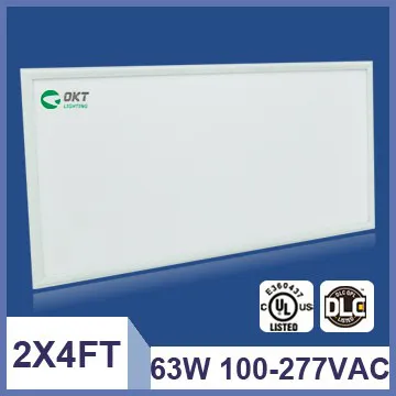 LM79 DLC UL 2X4FT 63W Dimmable recessed led flat panel