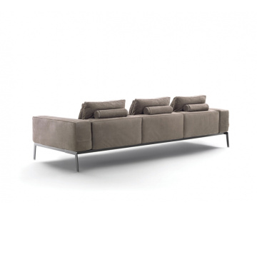 Flexform Lifesteel Schnittsofa 3-Sitzer-Version