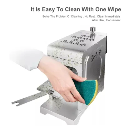 Steakhouse Quality Indoor Stainless Steel Electric Infrared With Foldable Dustproof Panel Steak Grill