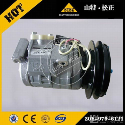 Pezzi di ricambio dell&#39;escavatore Komatsu del compressore d&#39;aria PC200-7 20Y-979-6121