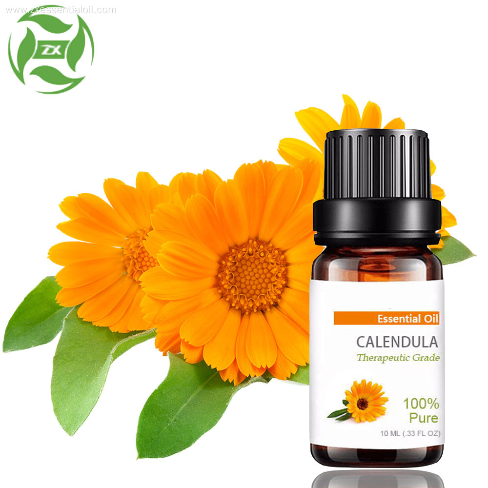 100% pure natural calendula essential oil for skin