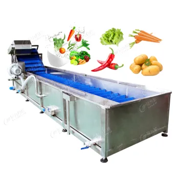 Leafy Vegetables and Fruits Cleaning: Lettuce Washer and Potatoes Washing Machine