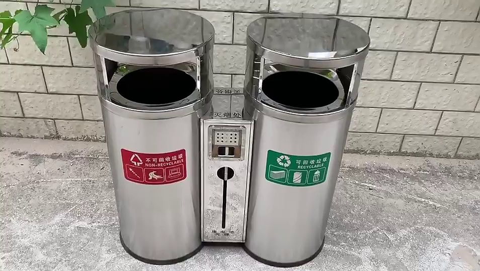 Custom Metal Trash Can for Indoor Office Spaces