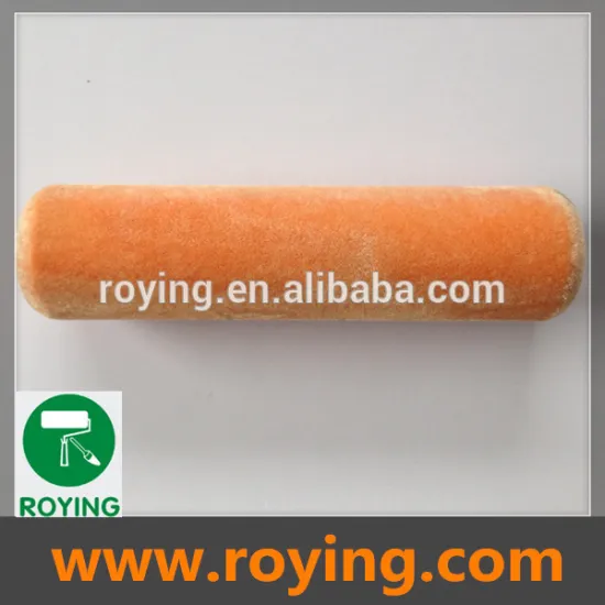 Sold finished or semifinished flocked sponge foam paint roller cover