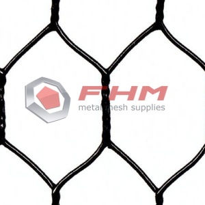 Malla de alambre hexagonal de PVC para protección de aves