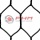 Grillage hexagonal en PVC pour la protection des oiseaux