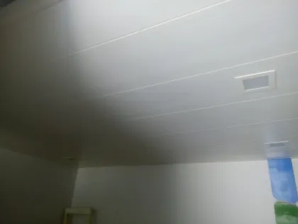 blanco brillante Tablilla cielo raso en PVC Cieloraso Plastico todo