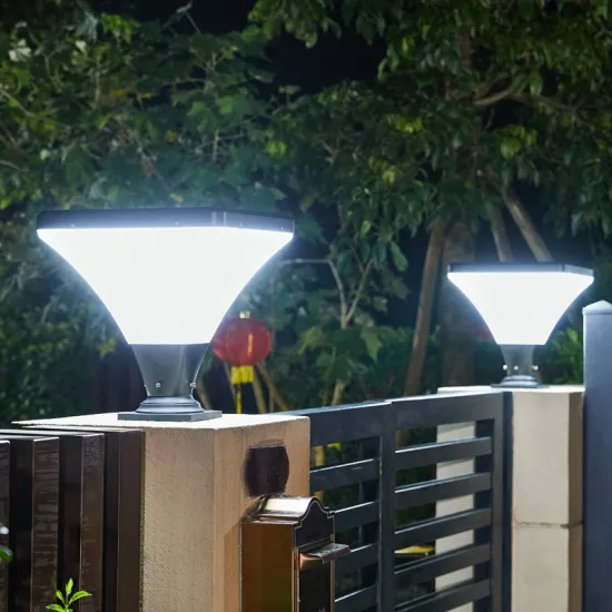 2024 Square Solar Garden Light - Aluminum Lantern Decorative Solar Lights for Fence and Garden