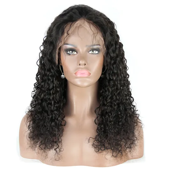 Water wave unprocessed raw remy human hair transparent Lace wig blonde 13x6 glueless cuticle aligned hd 360 lace frontal wigs