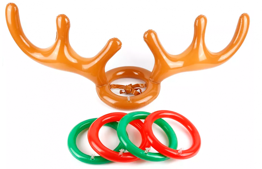 Christmas game party deer Rings Toss Game