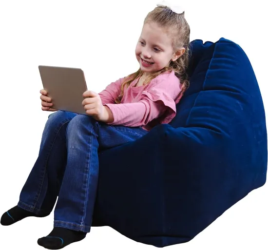 Relaxation and Sensory Comfort: The Autism-Friendly Decompression Air Pump Inflatable Peapod Triangle Chair for Kids