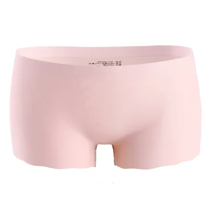 Summer Women's Ultra-thin Ice Silk Plus Size High Elastic Boxer Shorts