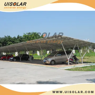 Solar Carport Structure , Car Park Photovoltaic Stent System