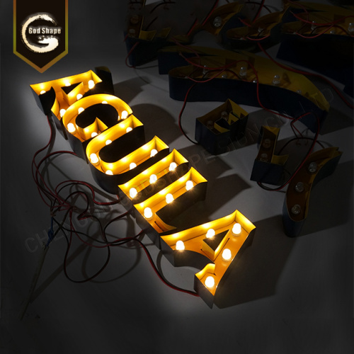 Letreros personalizados de Halo Lit Letters Sign