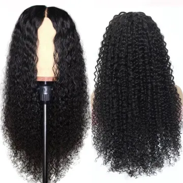 High density hot sale wet and wavy human hair wigs unprocessed water deep curly wave transparent swiss lace front wigs