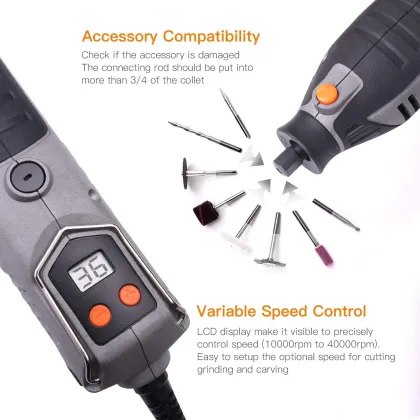 Dremel Bit Set: Comprehensive Power Tools for Wood, Metal Polishing, Engraving & DIY Crafts